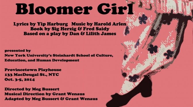 Bloomer Girl: Oct. 3-5, 2014